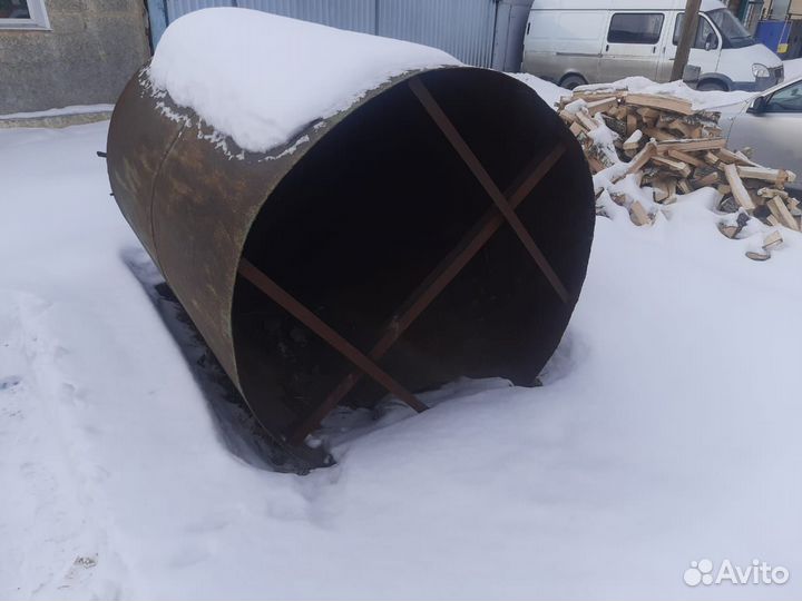 Емкость металлическая под канализации бу