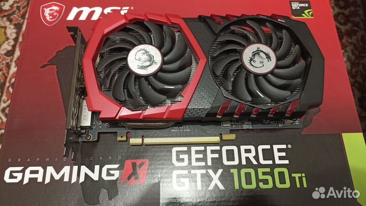 MSI GeForce GTX 1050 Ti gaming X 4G
