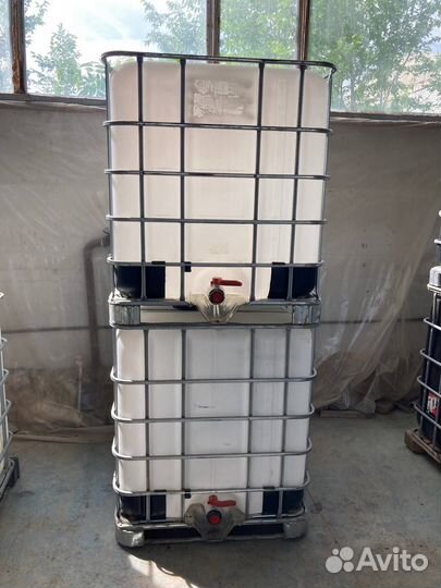 Бочка емкость 1000 литров куб для воды