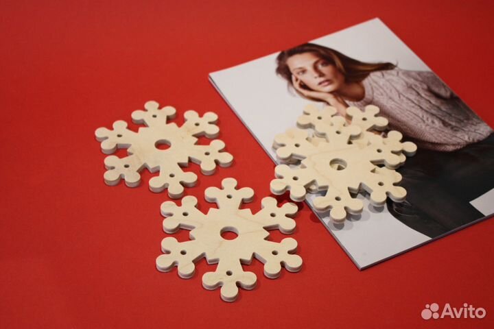 Подставка для чашек снежинки Подставки под горячее