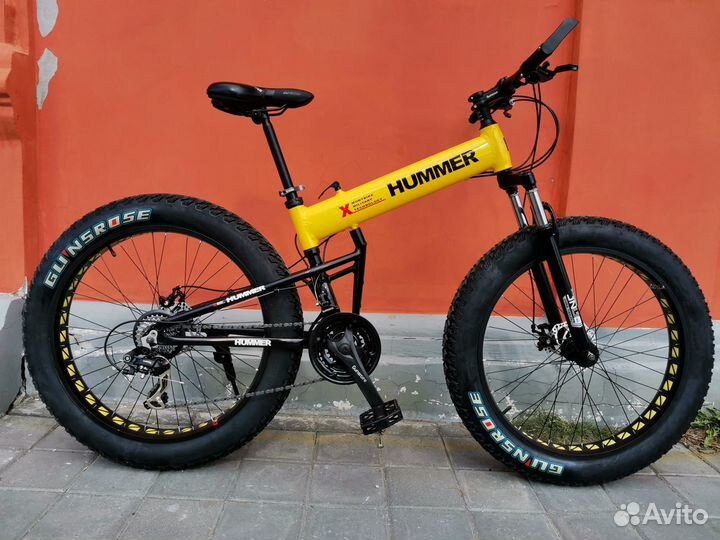 Fatbike (фэтбайк) hummer, складной алюм