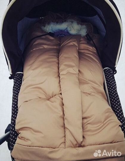Конверт-трансформер зимний на овчине