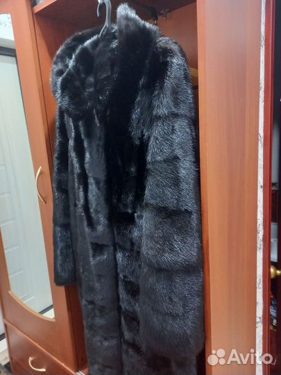 Шуба норковая с капюшоном 50 52 размер