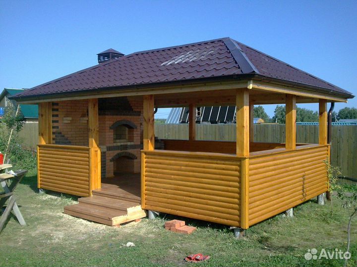 Строительство Бани, Беседок, Террас, Гаражей