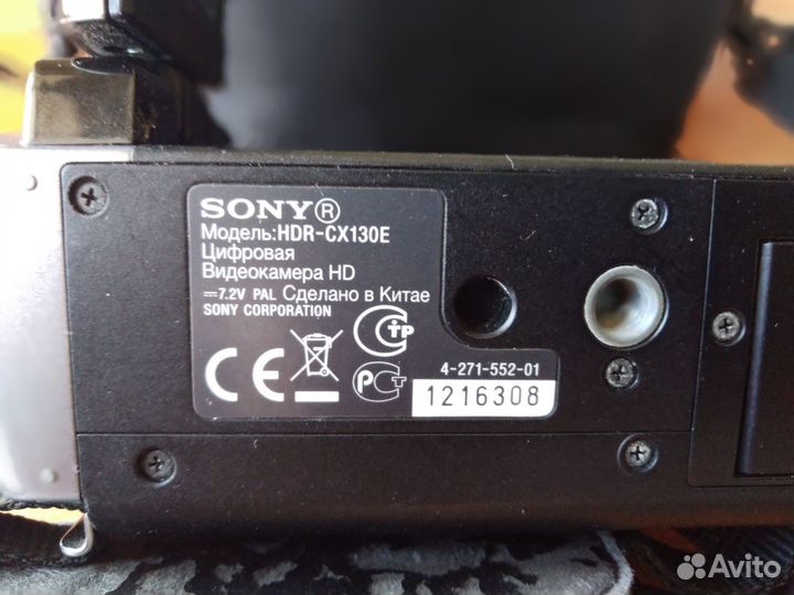 Видеокамера sony hdr cx130 full HD