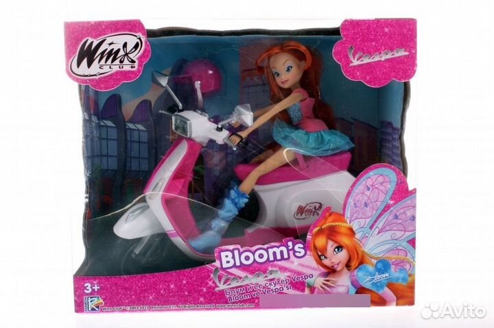 Winx Блум и её скутер