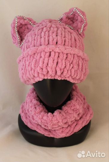 Шапки, повязки, снуд, митенки