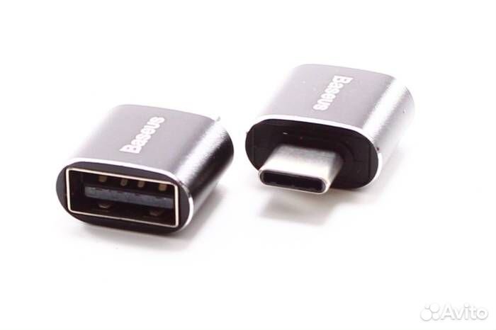 USB переходник OTG Type-C (M) - USB (F) Baseus cat