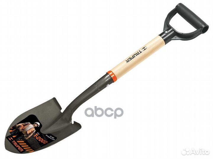 Лопата автомобильная штыковая с деревянным чере