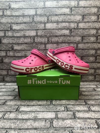 Женские Сабо Crocs Bayaband Clog Pink