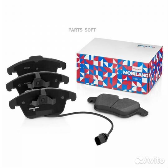 Mobiland 429103370 Колодки тормозные дисковые пере