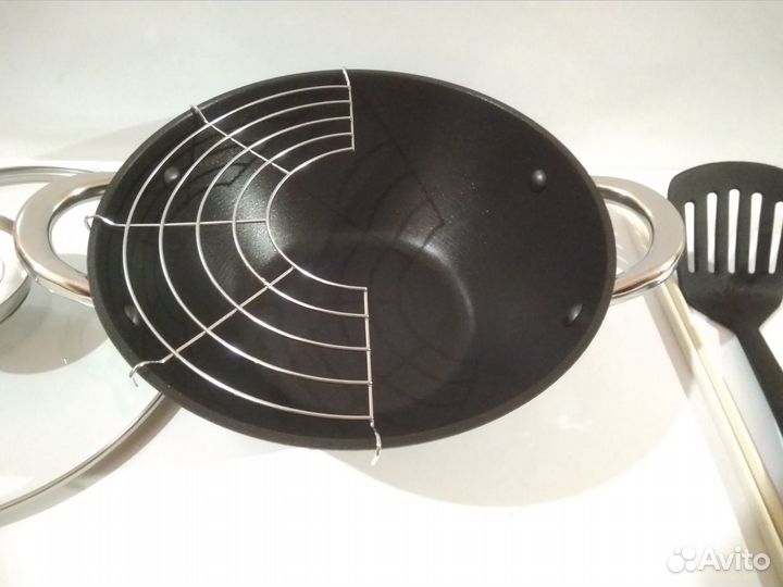 Казан-сотейник-кастрюля, Вок, сковорода из чугуна