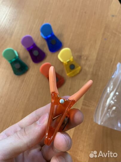 Зажимы для пакетов магнитные