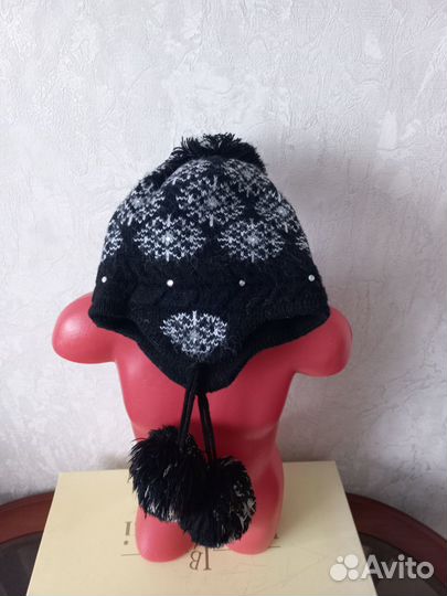 Шапка зимняя двойная шерсть