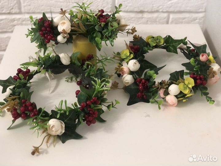 Венок на голову из цветов