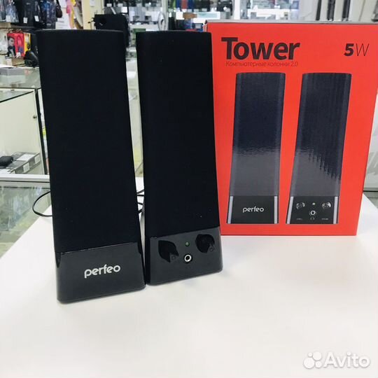 Колонки для компьютера Tower 2,0, 5Вт USB