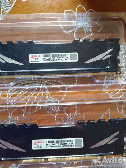 Оперативка ddr3 8gb