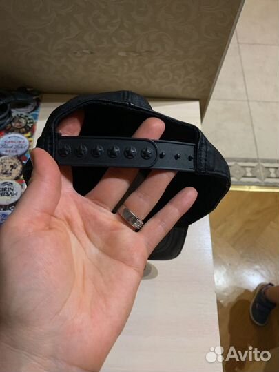 Кожаная кепка мужская бейсболка