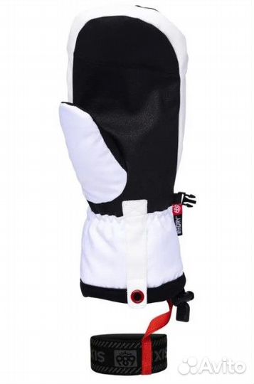 Варежки 686 MNS team merino white размер L