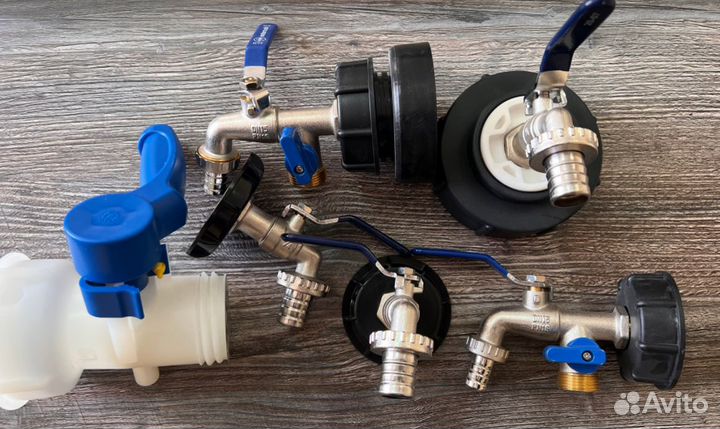 Краны на Еврокубы 1000л Кубовые Емкости Кубовики