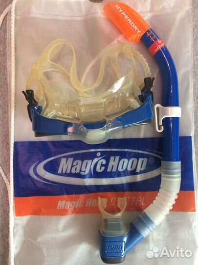 Маска и трубка для плавания Tusa Hyperdry