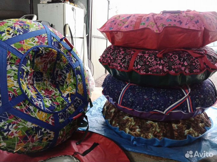 Ватрушка 120см, тубинг, надувные санки