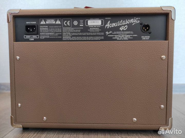 Гитарный комбоусилитель fender acoustasonic 40