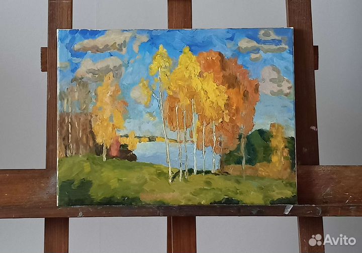 Картина маслом на холсте пейзаж