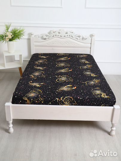 2 шт простыней на резинке 140х200