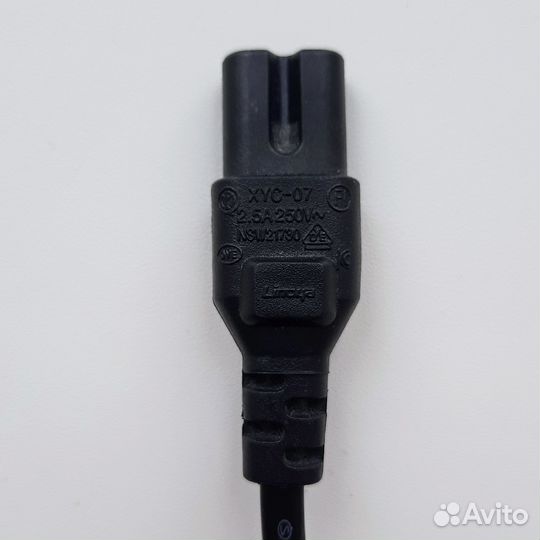 Сетевой шнур питания IEC C7 (2-pin) /DC, 1.5 м