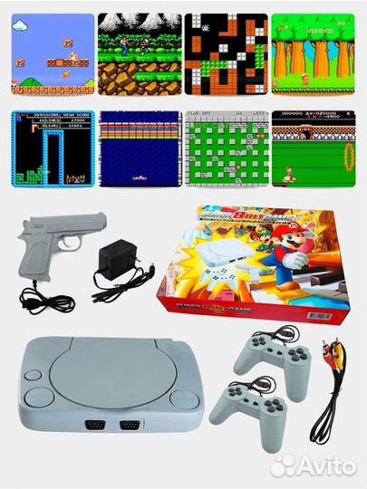 Игровая приставка супер 8 бит гейм