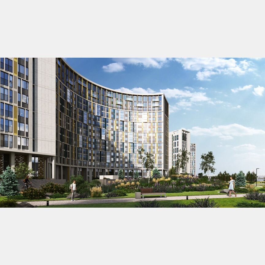 3-к. квартира, 87,4 м², 14/14 эт.