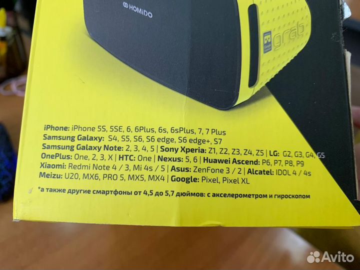 Очки (шлем) виртуальной реальности HomiDo grab