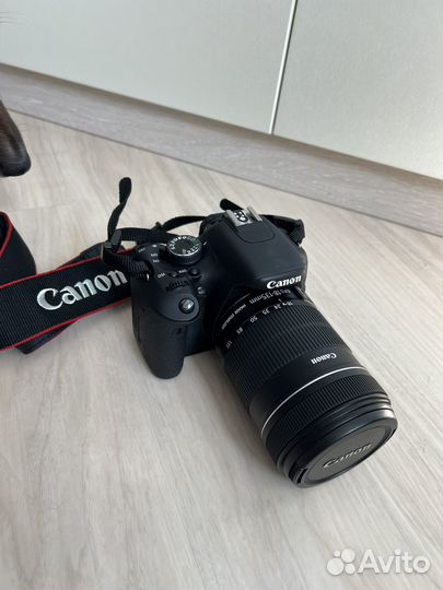 Зеркальный фотоаппарат canon 600d kit