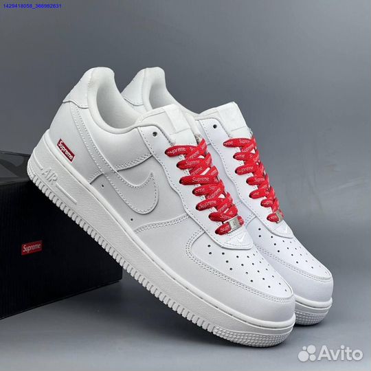 Кроссовки Nike Air Force 1 Low & Supreme (Арт.33859)