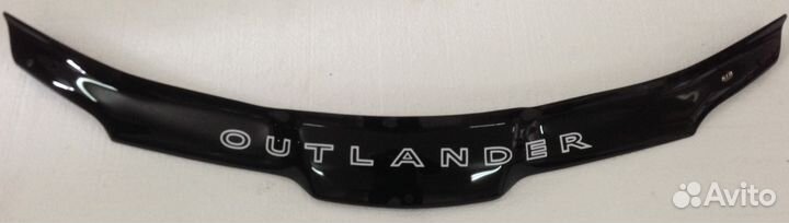 Дефлектор капота Mitsubishi Outlander 2001-2007