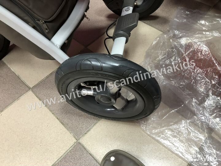 Детская коляска Tako 2 в 1 в шоколадной коже