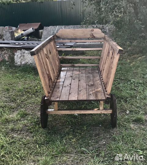 Телега декоративная