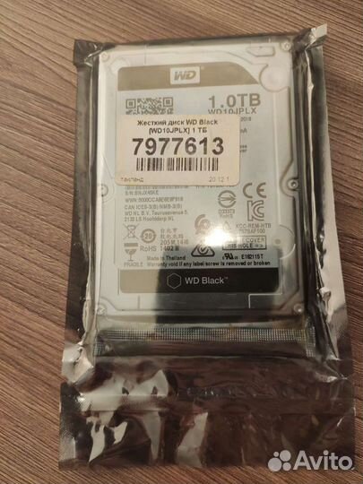 Жесткий диск WD Black 1тб