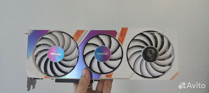 Видеокарта RTX 3060 ti colorful gddr6X (samsung)