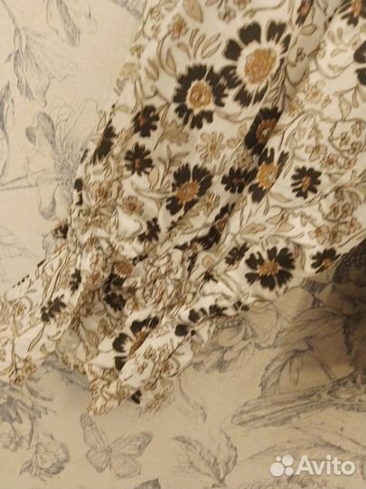 Блузка свободная zara Испания хлопок