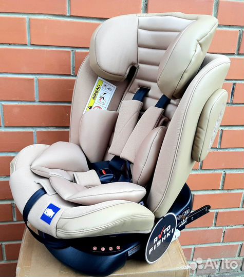 Автокресло с поворотом на 360 новое 0-36 кг isofix