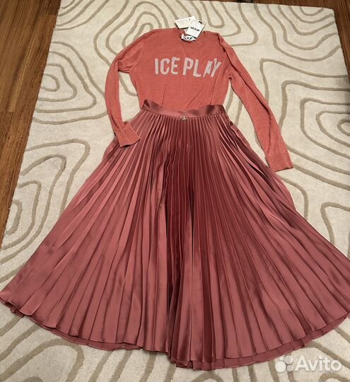 Twinset юбка ICE play джемпер коралловый