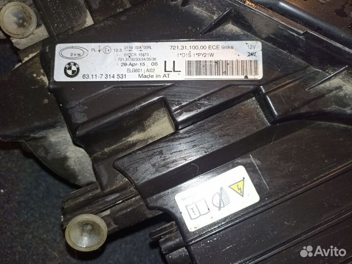 Фара BMW F30 левая передняя Б/У