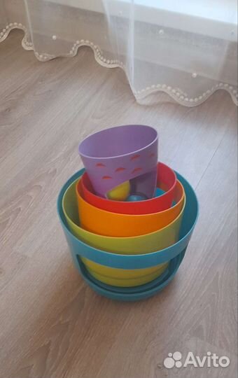 Пирамидка с шариками-развивающая игрушка