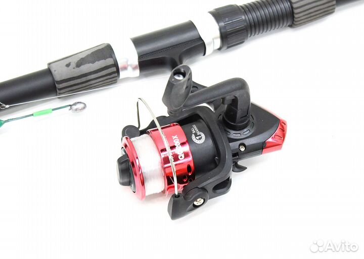Спиннинг телескопический с катушкой 180 см
