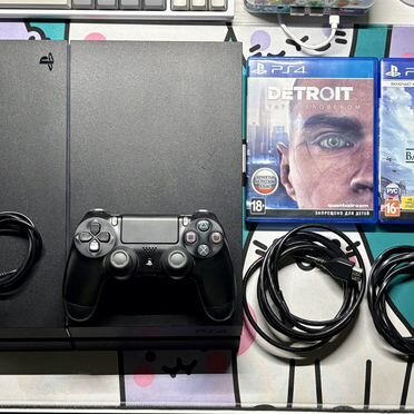 PS4 непрошитая, 1тб