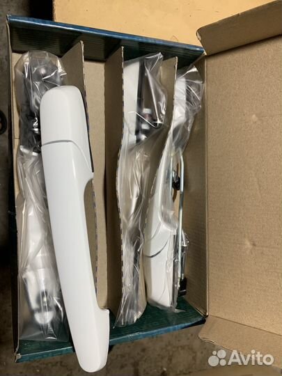 Евро ручки ваз 2114 белое облако