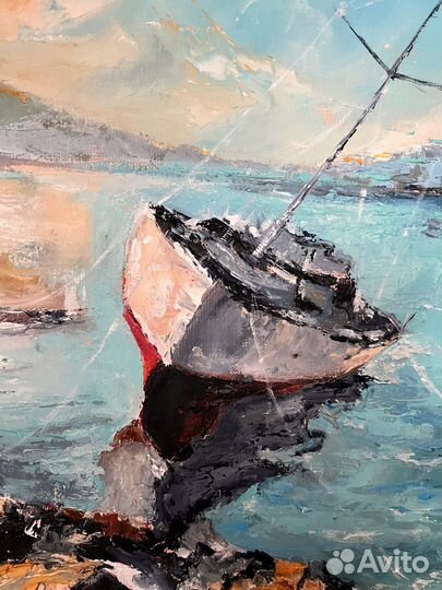 Картина маслом на холсте пейзаж