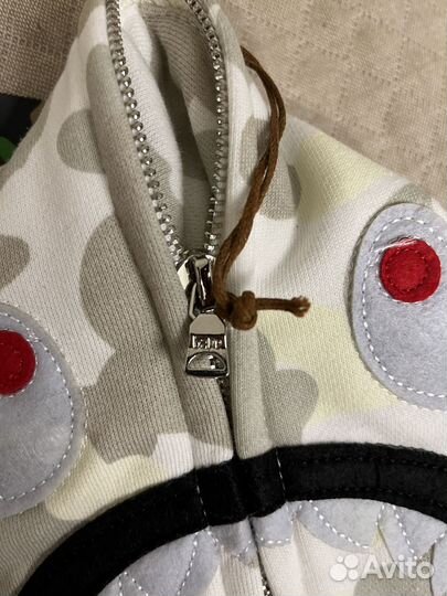 Bape shark zip hoodie